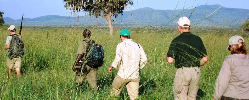 Walking in Kidepo National Park - Apoka Lodge