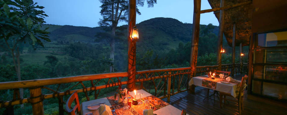 Dinner on the terrace - Mahogany Springs Safari Lodge