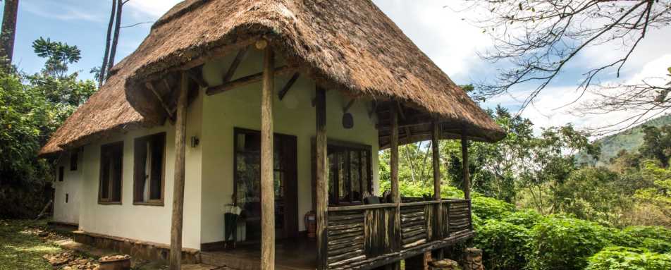 Banda exterior - Volcanoes Bwindi Lodge