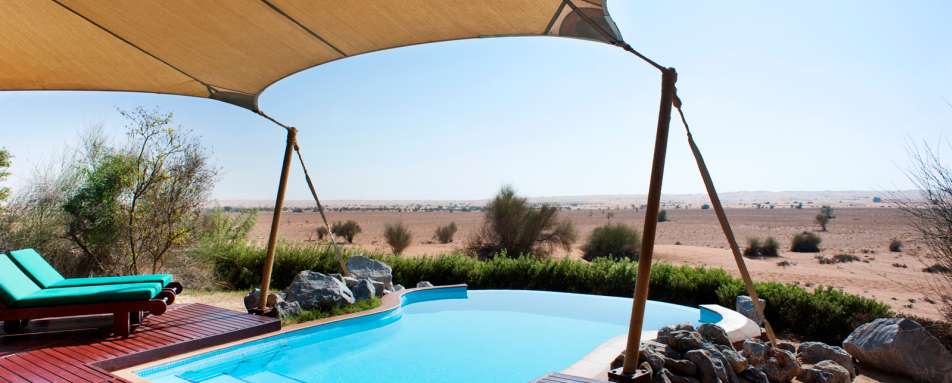Suite Pool - Al Maha Desert Resort and Spa