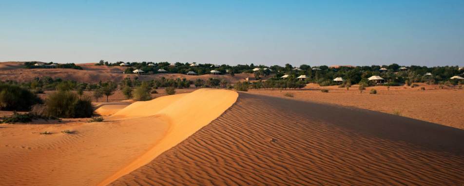 Al Maha from the Dunes - Al Maha Desert Resort and Spa