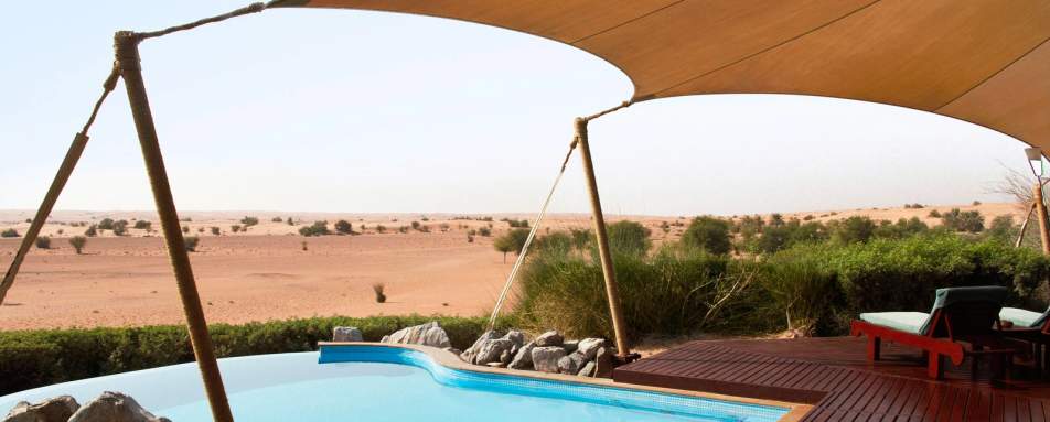 View from the Bedouin Suite - Al Maha Desert Resort and Spa