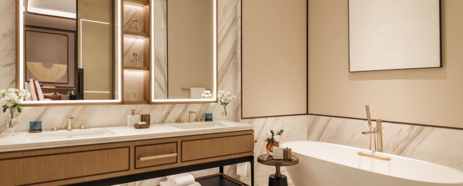 Marina Deluxe Room Bathroom 