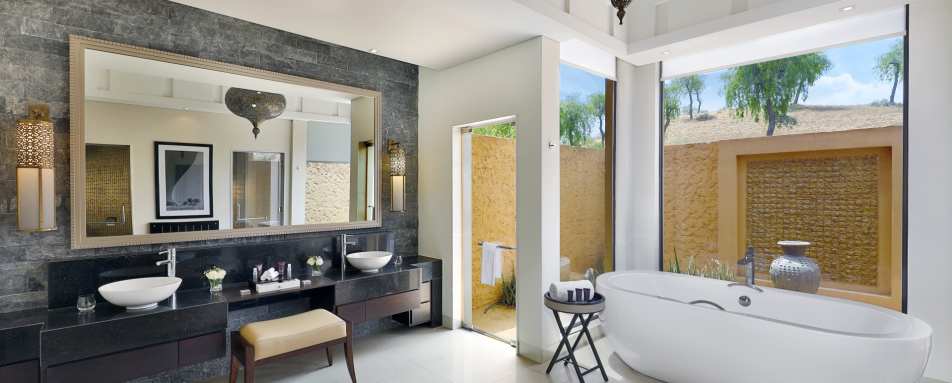 Al Rimal Pool Villa Bathroom - Al Wadi Desert Ras Al Khaimah