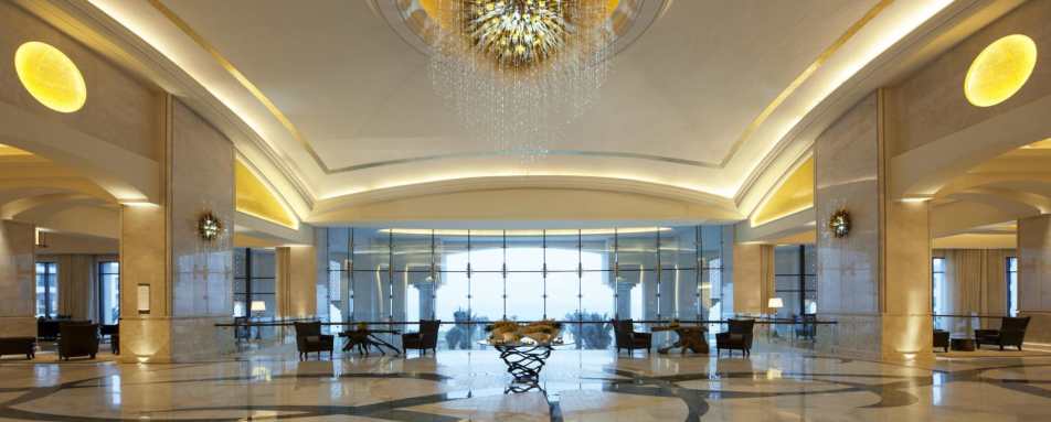 Reception area  - St Regis Saadiyat Island 