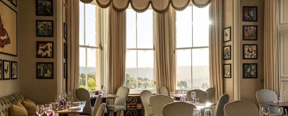 The dining room with view 