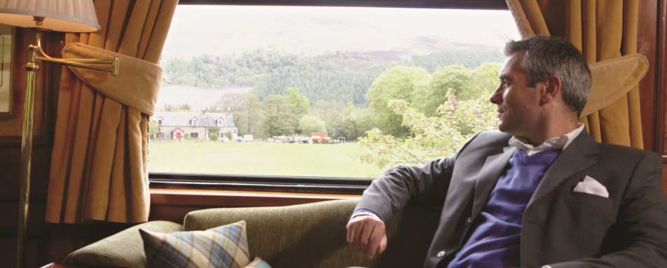 Enjoying the view - Belmond Royal Scotsman