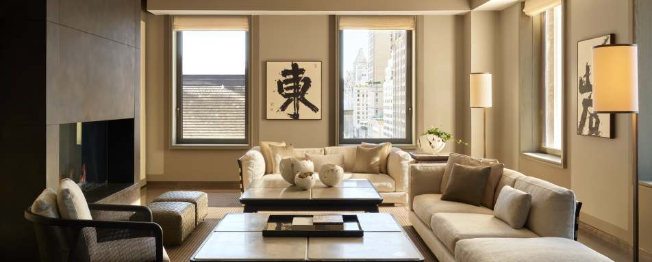 Aman Suite Living Room 