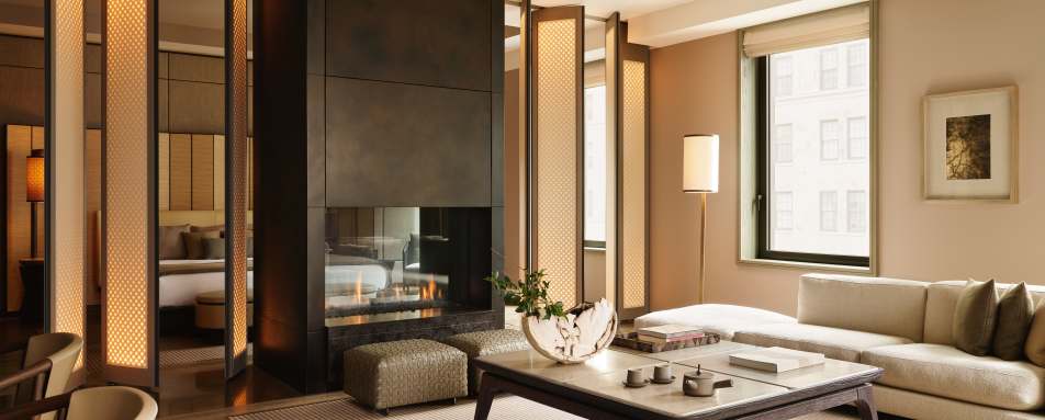 Corner Suite Living room 