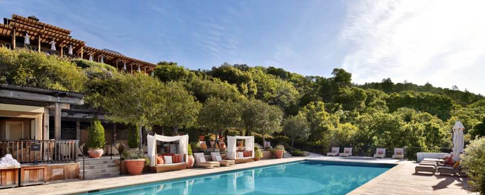 Pool and Hillside Views - Auberge du Soleil