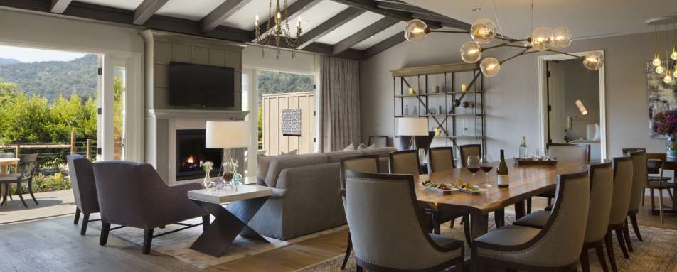 Villa lounge - Bernardus Lodge & Spa