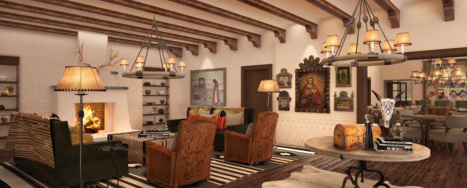 Indoor Lounge - Bishops Lodge 