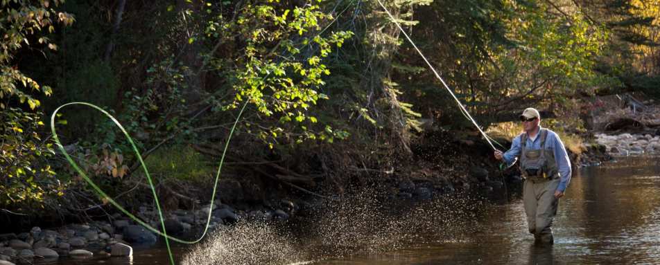Fly fishing  - Brush Creek Ranch