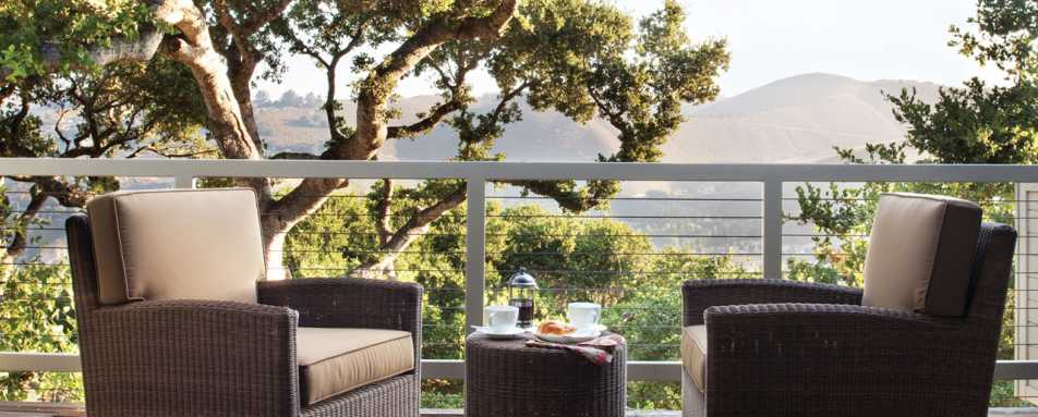 Coffee on the balcony  - Carmel Valley Ranch