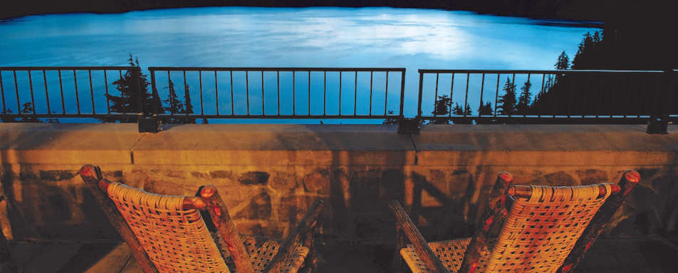 Crater Lake Lodge view 