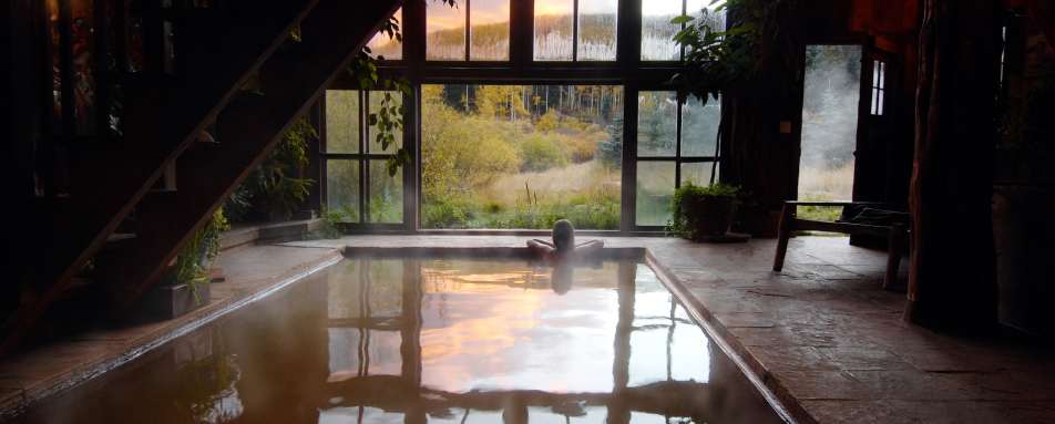 Bathhouse Interior - Dunton Hot Springs