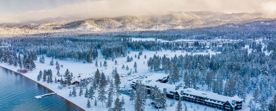 Edgewood Lake Tahoe Aerial View 