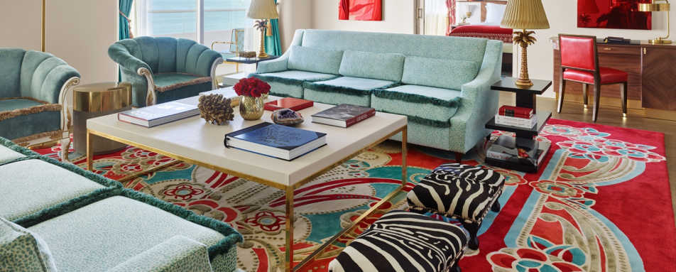 Saxony Suite living room - Faena Hotel Miami Beach