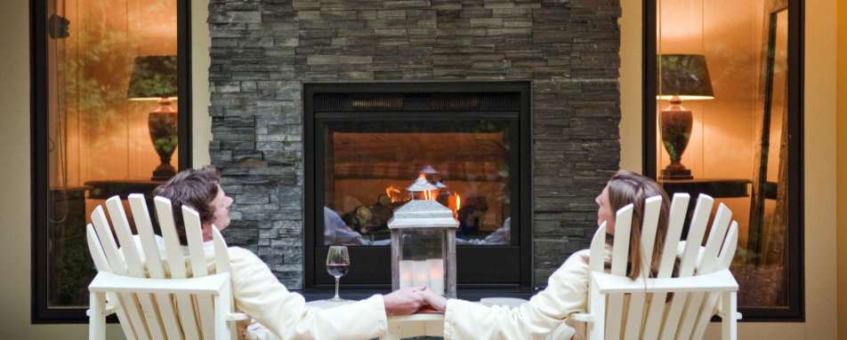 Outdoor fireplaces  - The Farmhouse Inn and Restaurant