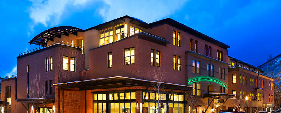 Exterior at dusk - Limelight Aspen