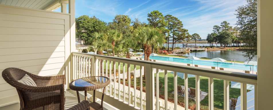 May River Guesthouse Balcony - Montage Palmetto Bluff