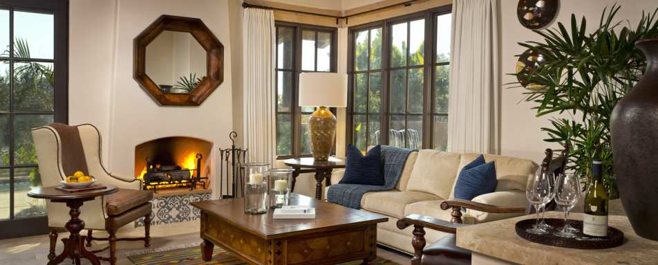 Casita Suite Living Room - Rancho Valencia