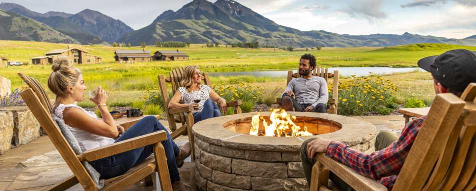 Summer Firepits - Sage Lodge 