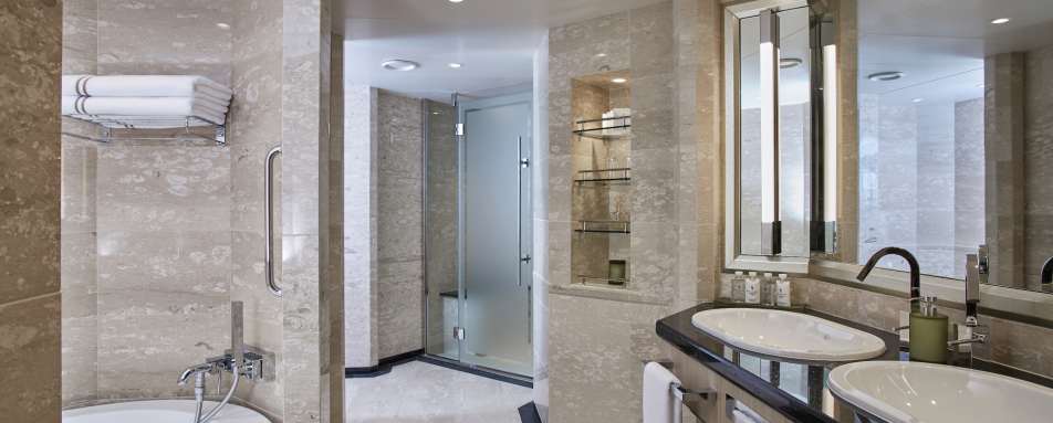 Bathroom on the Silver Muse 