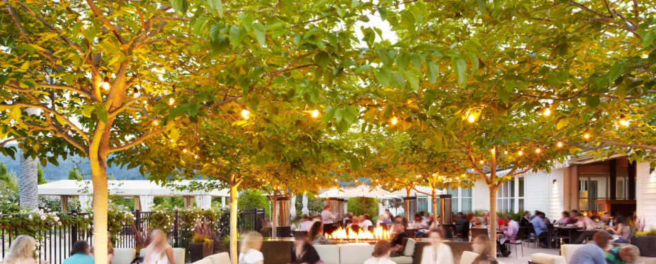 Solbar patio  - Solage Calistoga