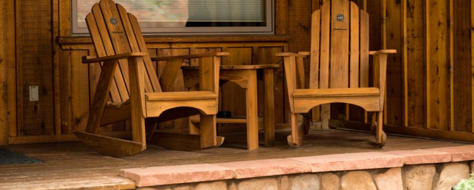 Adirondack chairs - Sorrel River Ranch