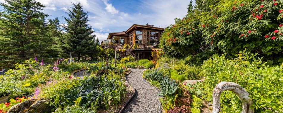 Stillpoint Lodge garden 