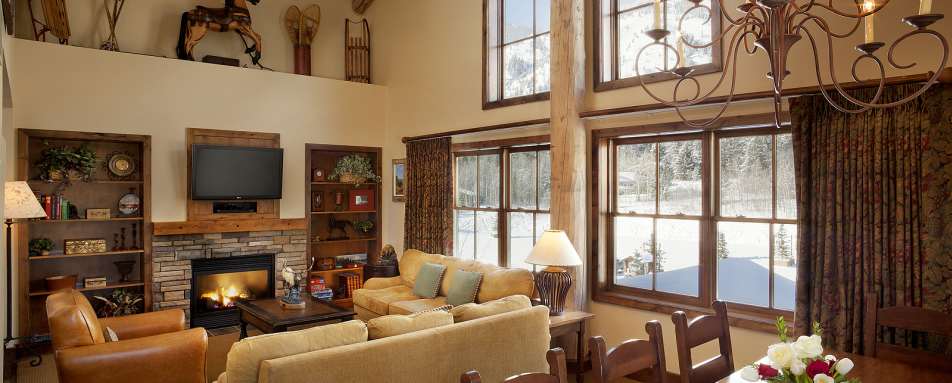 Penthouse living room, Teton Mountain Lodge & Spa