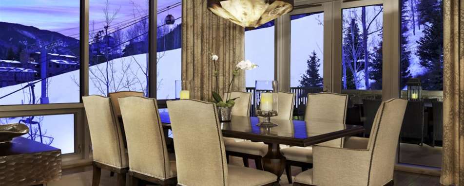 Residence dining room - The Little Nell