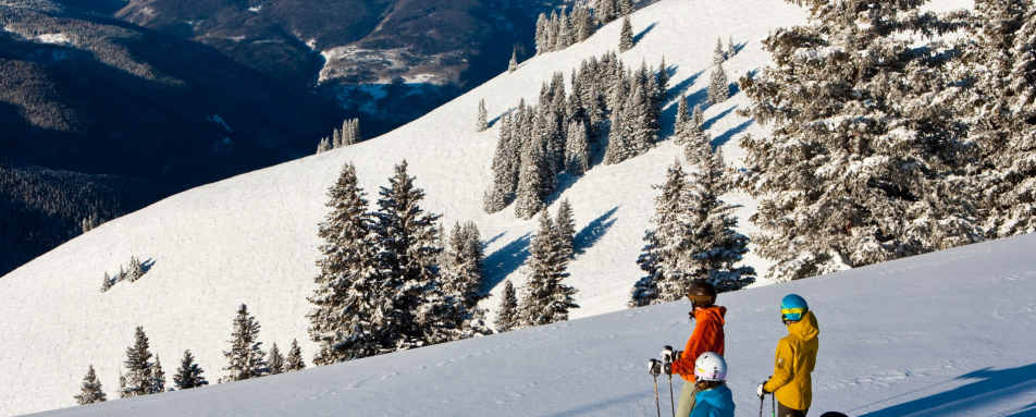 Skiing the back bowls - Vail