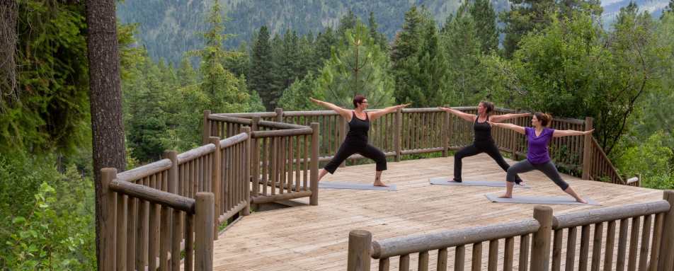Outdoor Yoga - Triple Creek Ranch 
