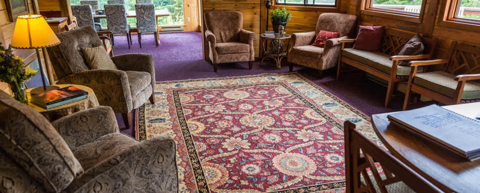 Main Lodge Sitting Room - Tutka Bay Lodge