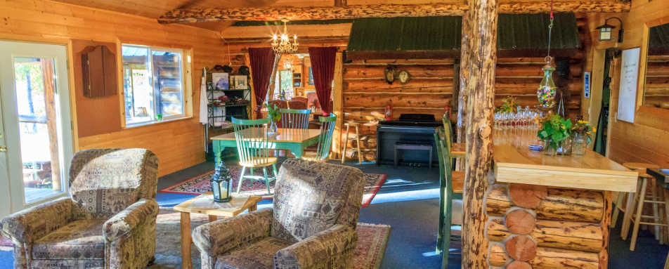 Main Lodge bar area - Winterlake Lodge