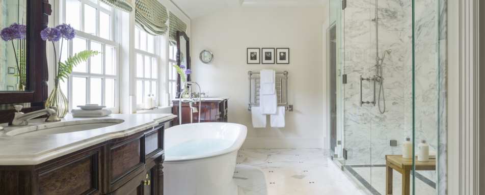 Laurence Rockefeller Suite Bathroom - Woodstock Inn