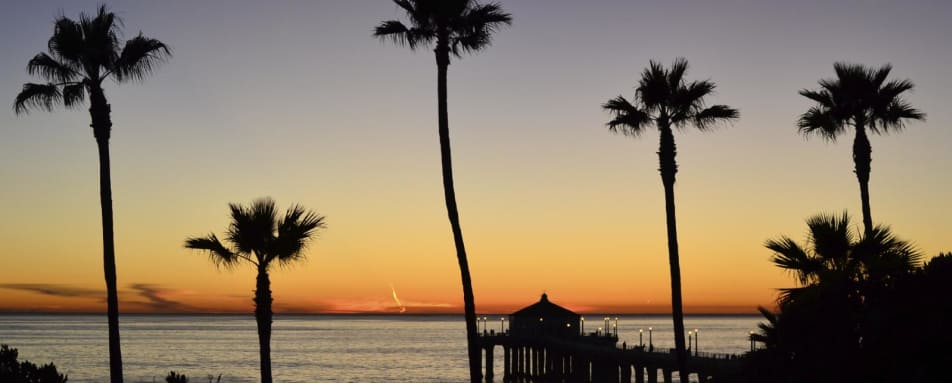 Venice Beach sunset 