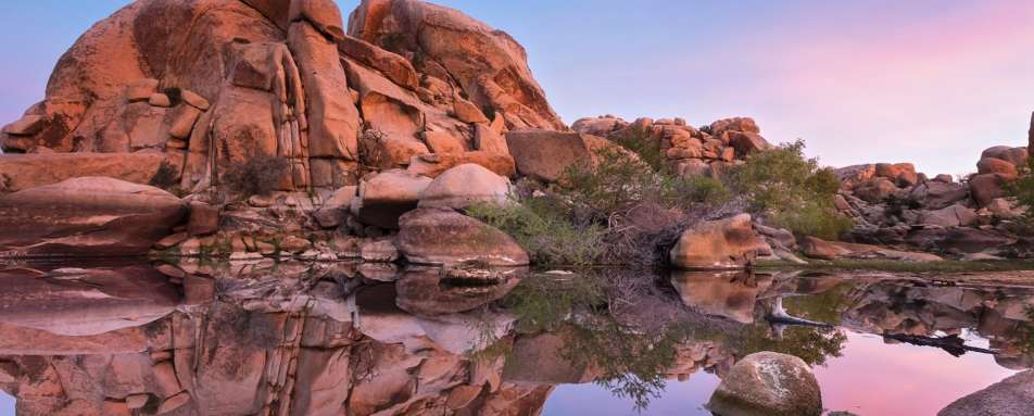 Barker Dam at Sunrise - Southern California Honeymoon
