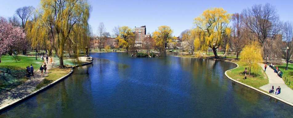 Boston Common Duck Pond - Simply New England Summer Holiday 