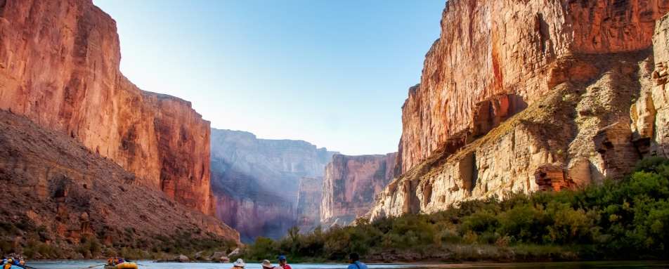 Rafting on The Colorado River   
