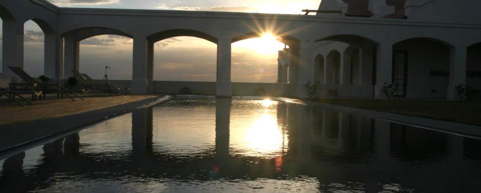 Pool at night - Estancia Vik