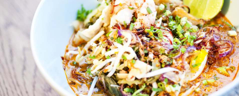 Laksa of Prawns - Aqua Mekong