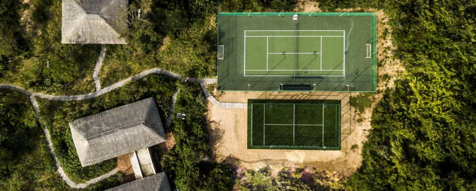 Bai San Ho - Aerial View of Sports Centre 