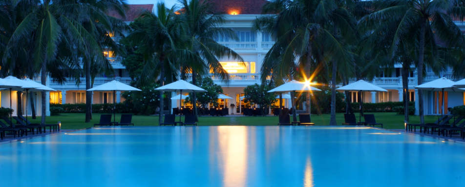 Pool in the Evening - Boutique Hoi An