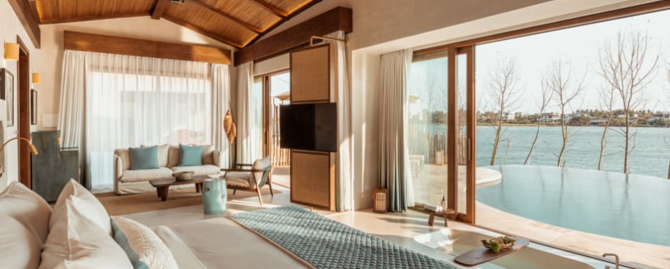 River Pool Villa View 