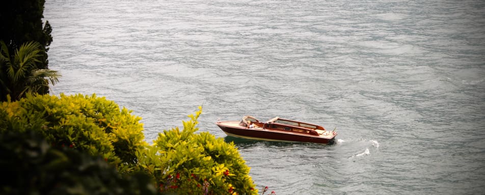 Boat on Lake Como 