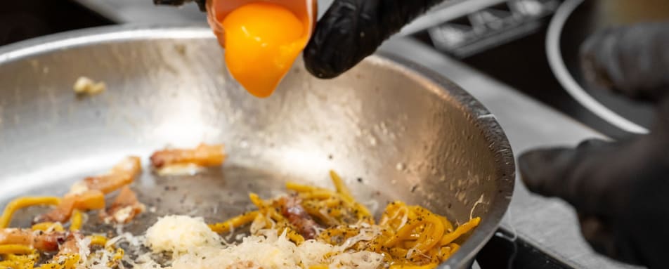Carbonara Making 