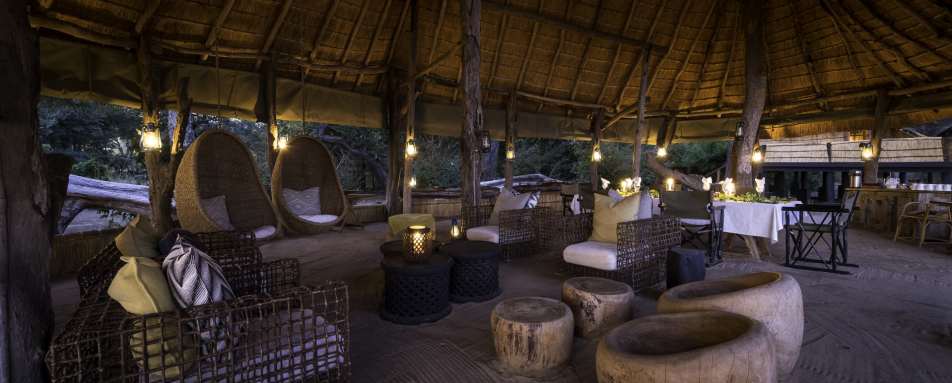 Lounge area - Chamilandu Bush Camp